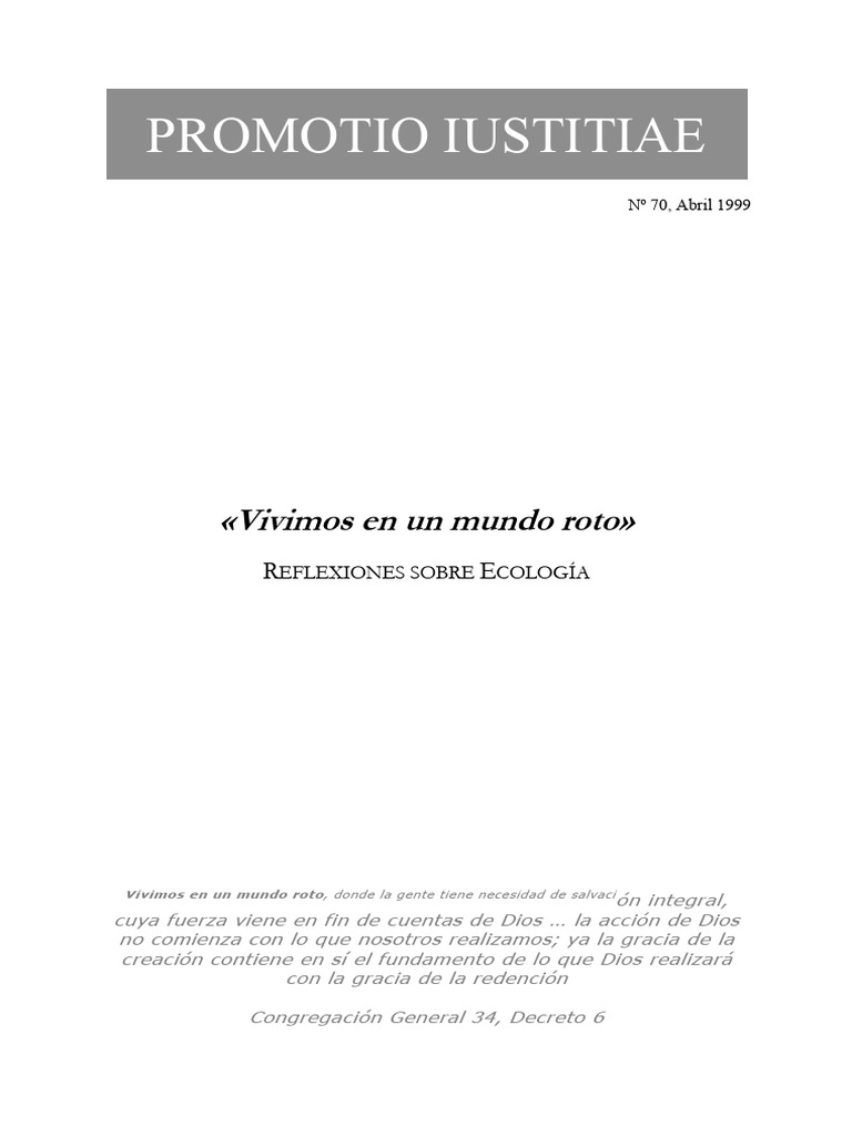 Vivimos en Un Mundo Roto | PDF | Entorno natural
