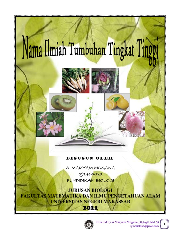 451 NAMA ILMIAH TUMBUHAN