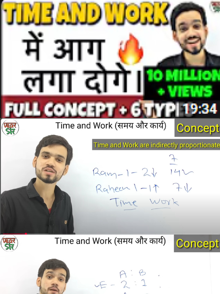 Time & Work | PDF