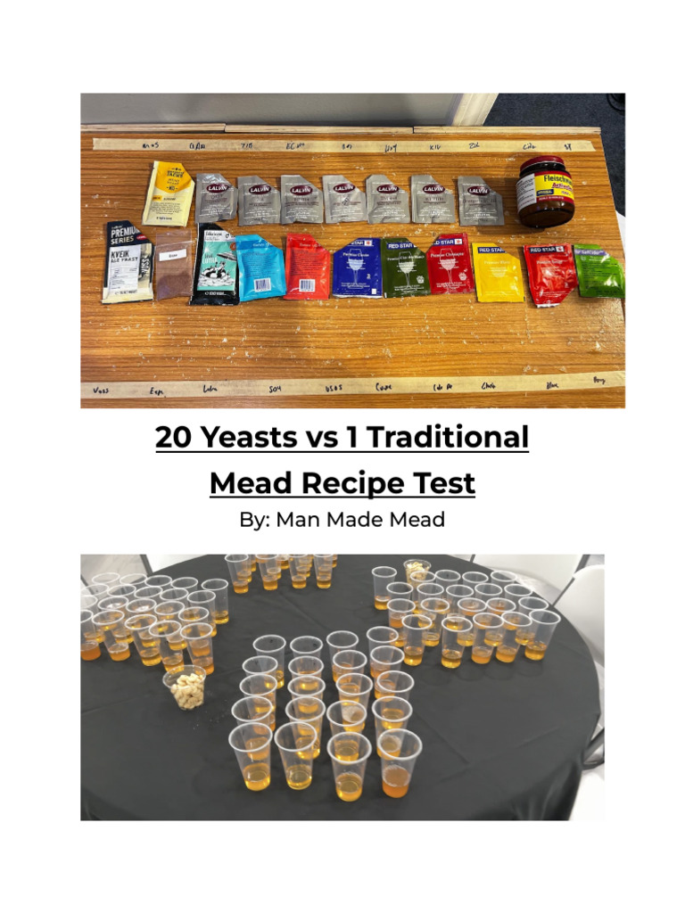 Yeast Comparison for Traditional Mead | PDF | Fermentation In ...