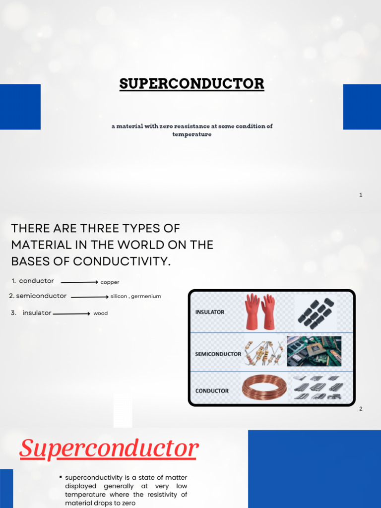 Understanding Superconductors and Their Properties | PDF ...