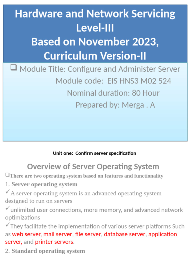 Server Configuration and Management Guide | PDF | Domain Name System ...