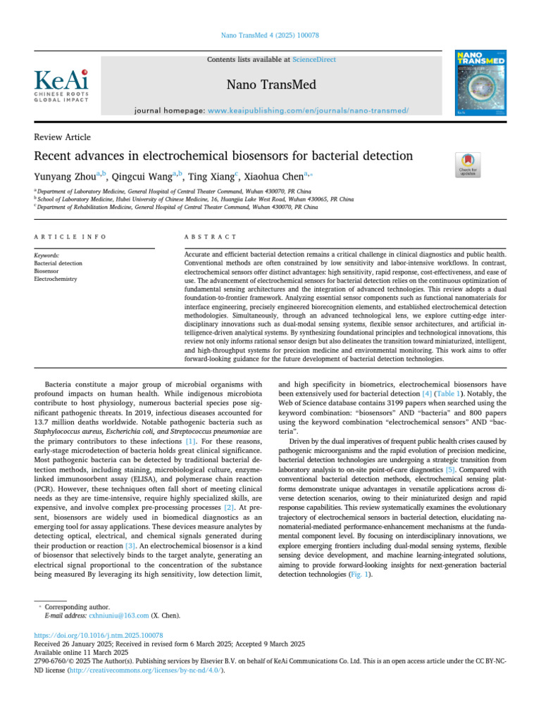 Advances in Electrochemical Biosensors | PDF | Biosensor | Carbon Nanotube