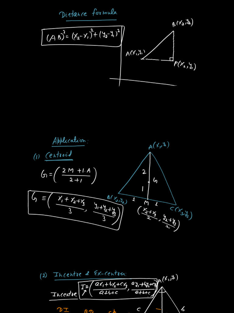 Straight Lines _ L-02 (Class Notes) _ Locus | PDF