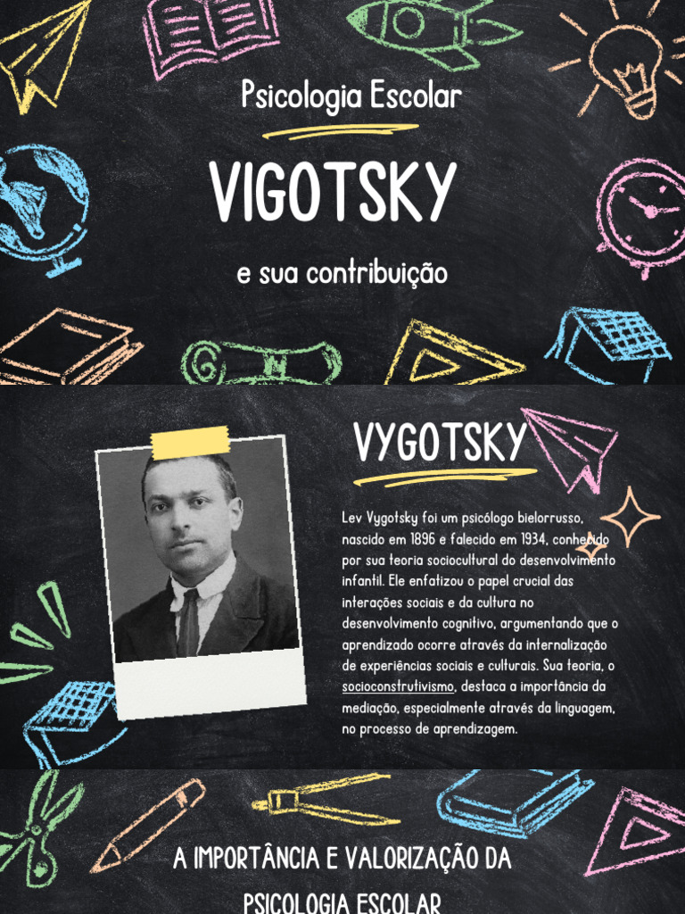 Contribuições de Vygotsky na Psicologia Escolar | PDF