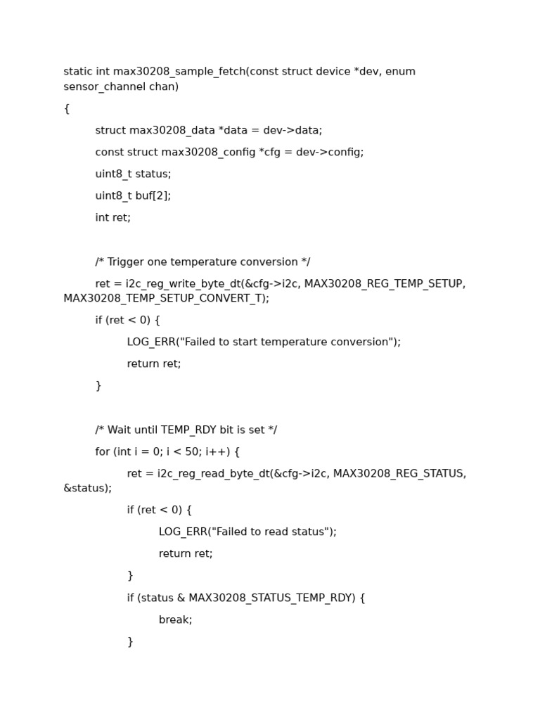 Temp Sensor | PDF