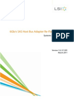 6Gb/s SAS Host Bus Adapter Re-Flash Procedure: Systems Engineering Note