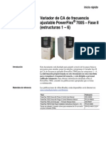 Variador de Ca de Frecuencia Ajustable Powerflex 700S - Fase Ii (Estructuras 1 - 6)