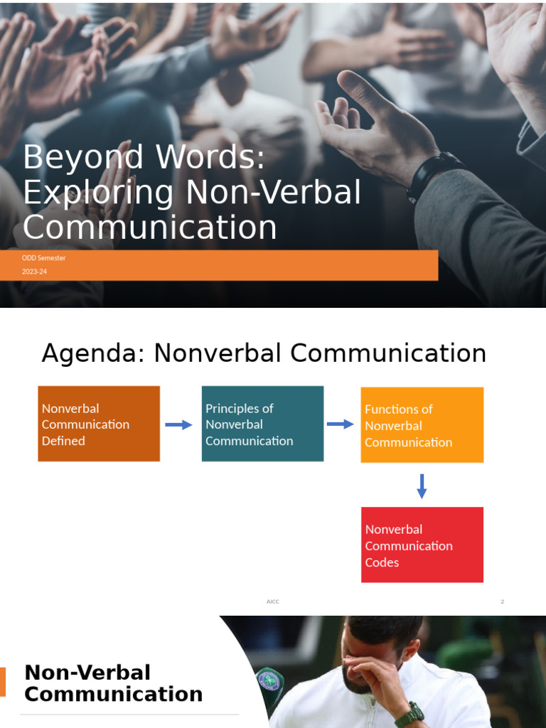 Non-Verbal Communication Insights | PDF | Nonverbal Communication ...