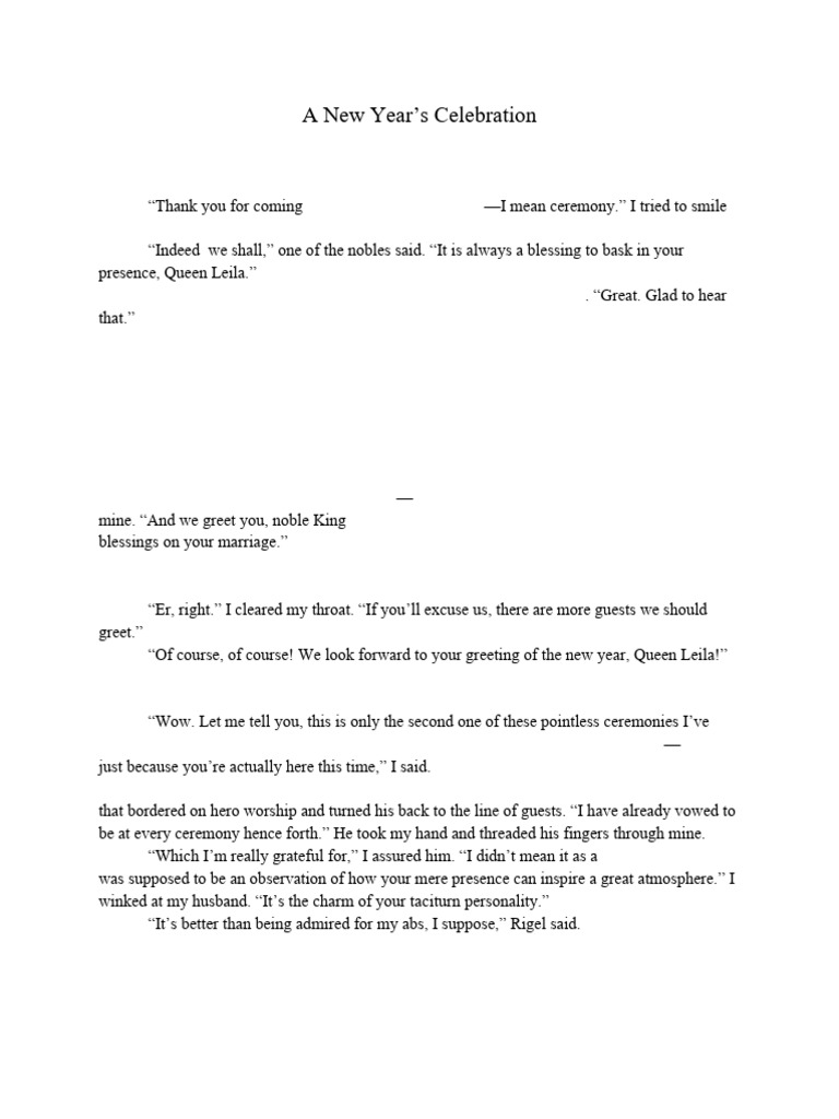 A New Years Celebration | PDF | Drink