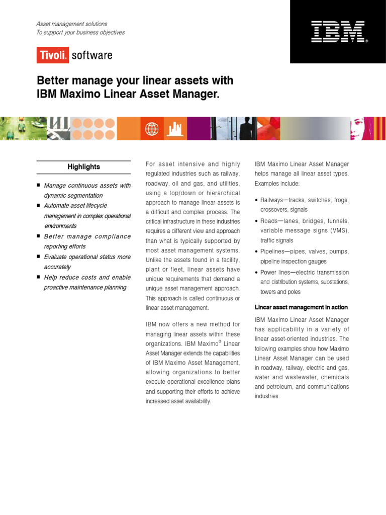 Optimize Linear Asset Management with IBM Maximo | PDF | Asset ...