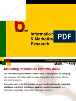 Chapter 6 Information System & Marketing Research-Marketing Management