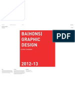 Ba (Hons) Graphic Design: Student Handbook
