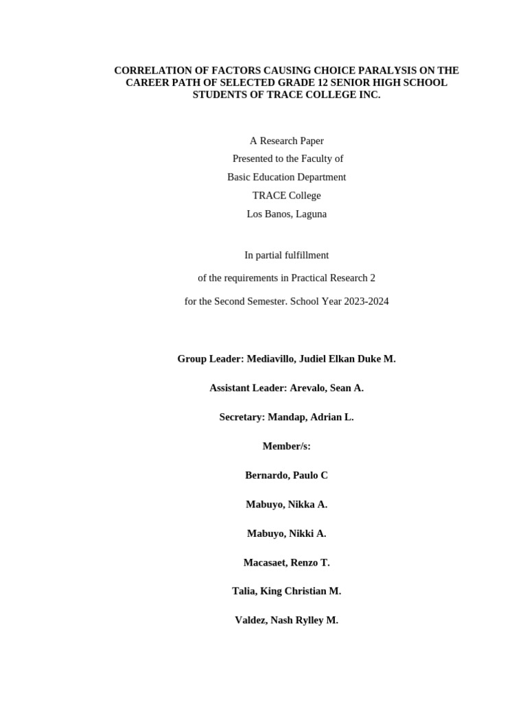 PR Manuscript Chapter 1 3 Checked | PDF | Decision Making | Sampling ...