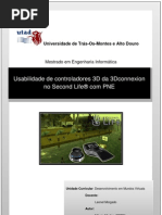 Usabilidade de controladores 3D da 3Dconnexion no Second Life® com PNE