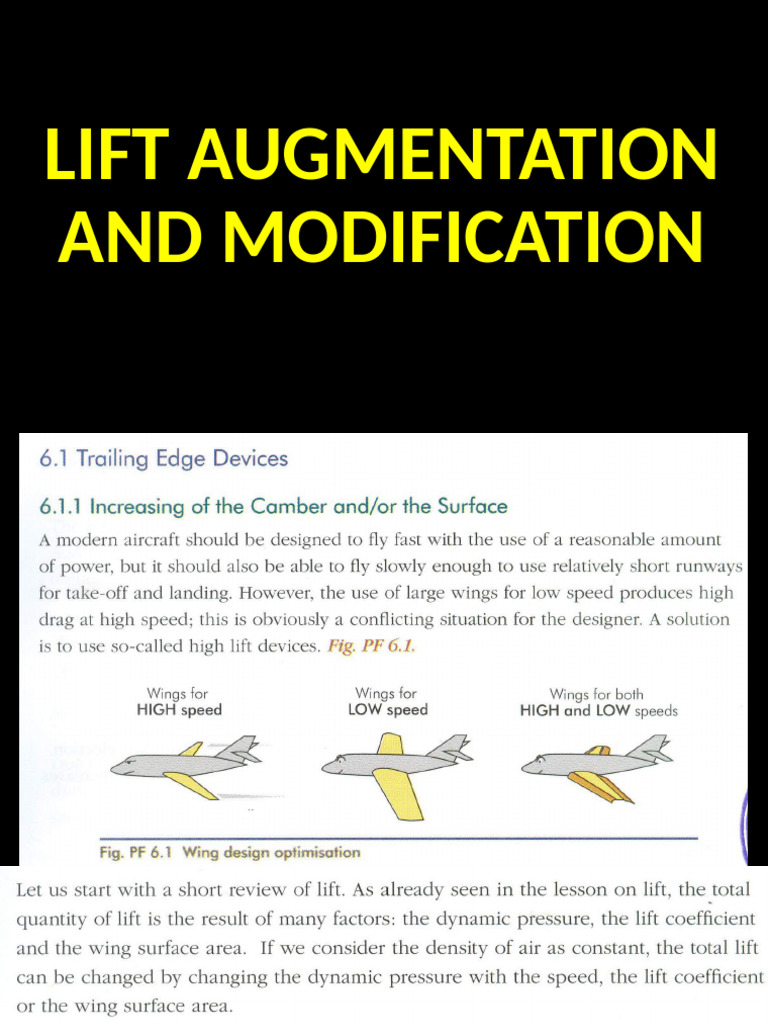 Unit 7 Lift Augmentation and Modification | PDF