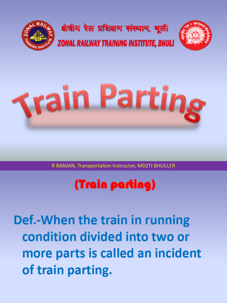 Train Parting | PDF