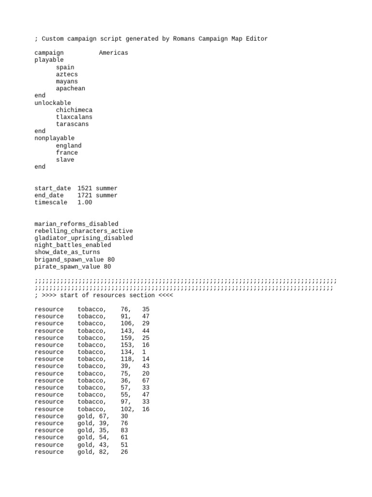 Custom Campaign Script for Americas | PDF | Indigenous Peoples Of ...