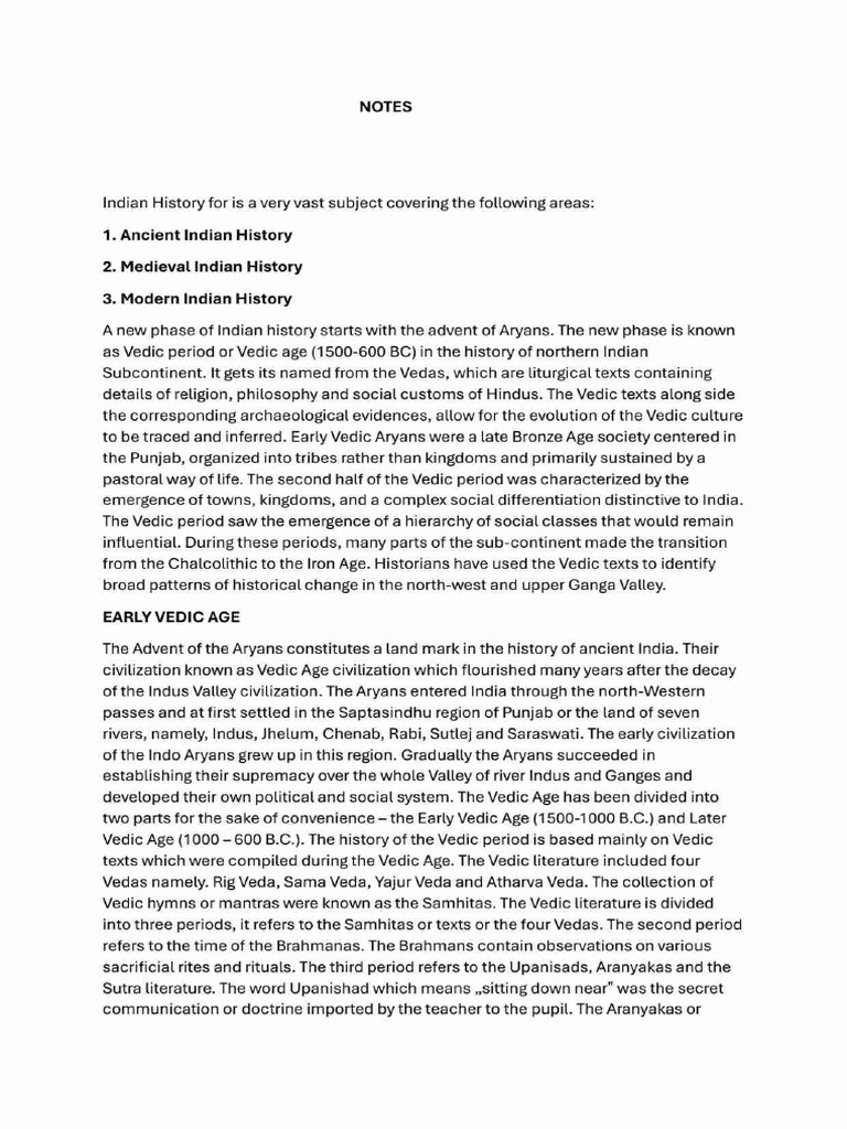 History NOTES | PDF