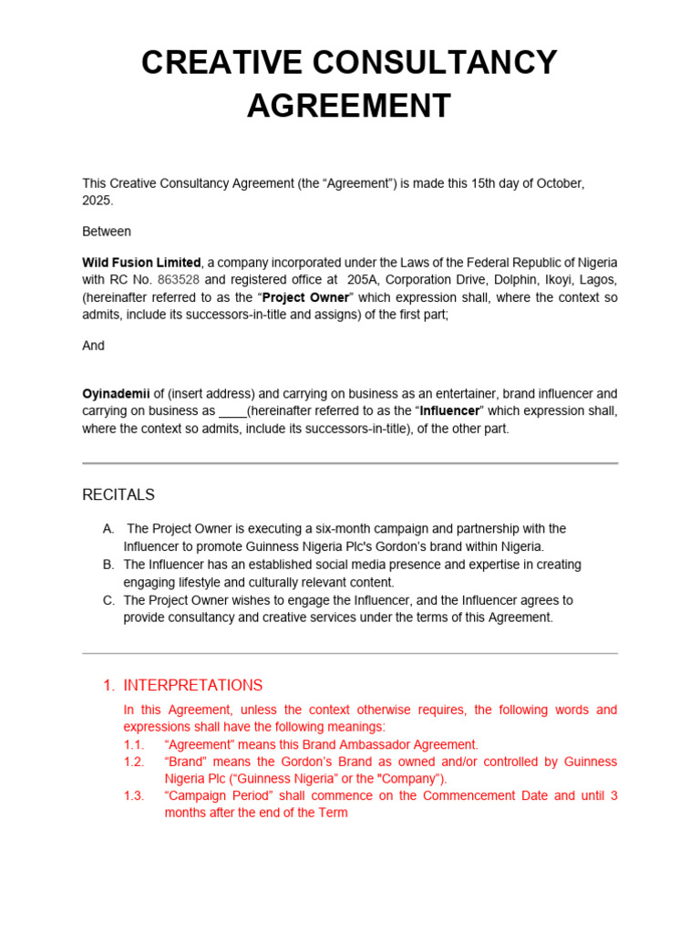 Signed Agreement - Oyindaemi | PDF | Indemnity | License