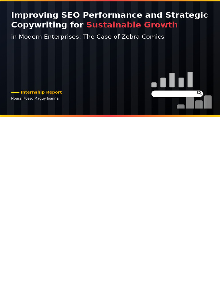 Improving SEO Performance and Strategic Copywriting For Sustain | PDF ...