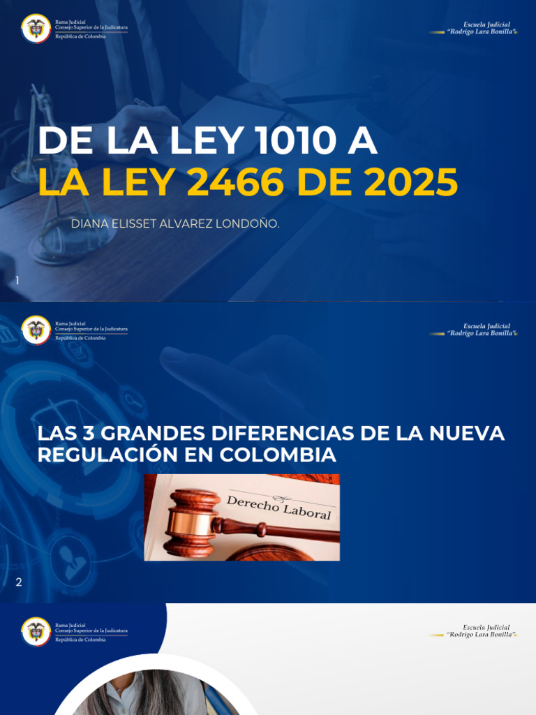 Cambios Clave en Ley 2466 de 2025 sobre Acoso Laboral | PDF | Violencia ...
