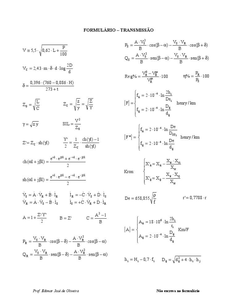 Formulário 1 | PDF