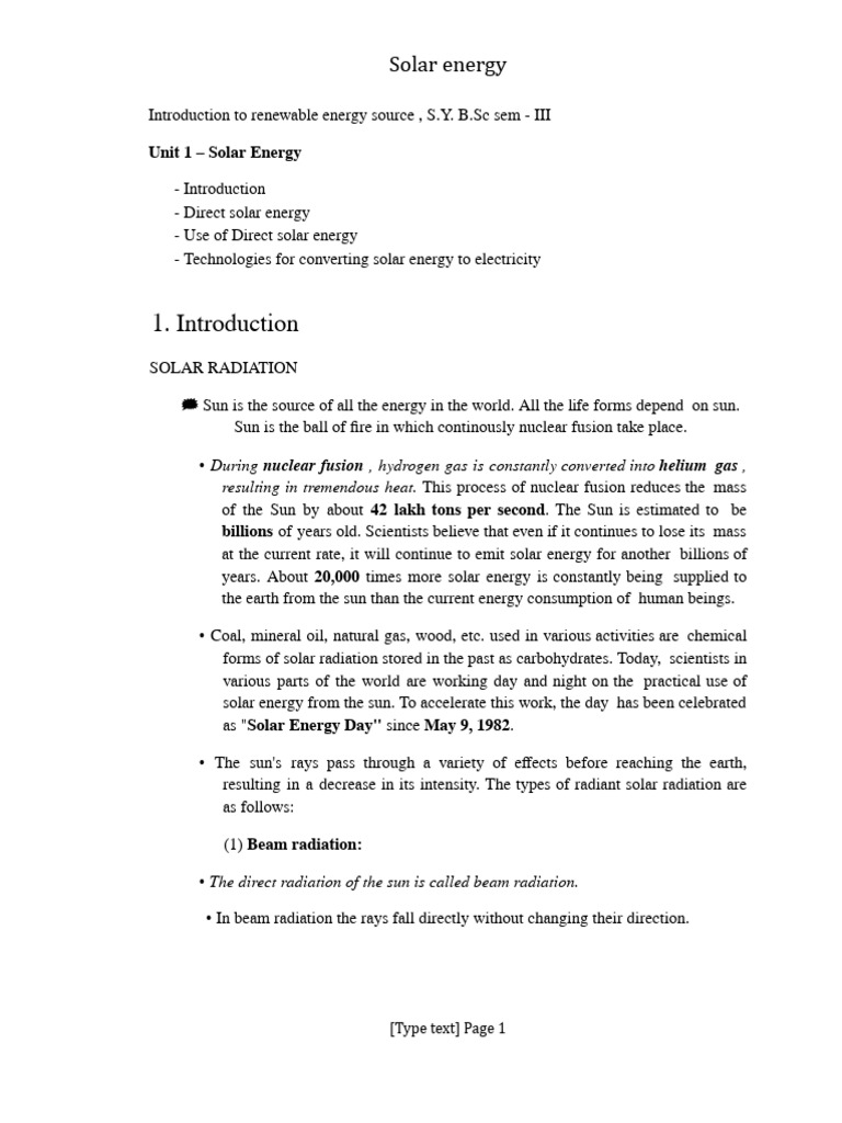 Understanding Solar Energy Technologies | PDF | Solar Cell | Solar Energy