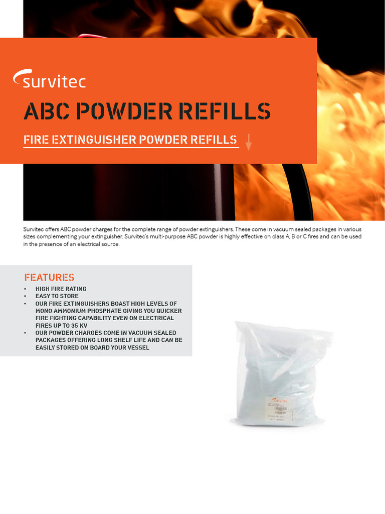 ABC Powder Fire Extinguisher Refills | PDF