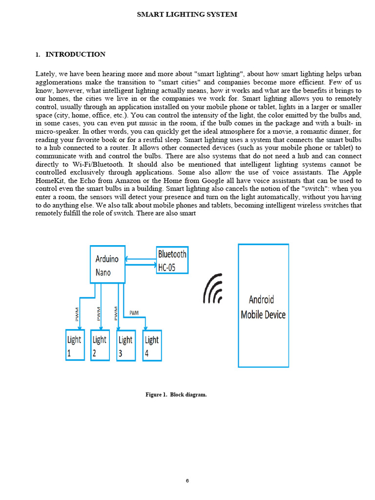 Smart Lighting System | PDF | Arduino | Computer Science