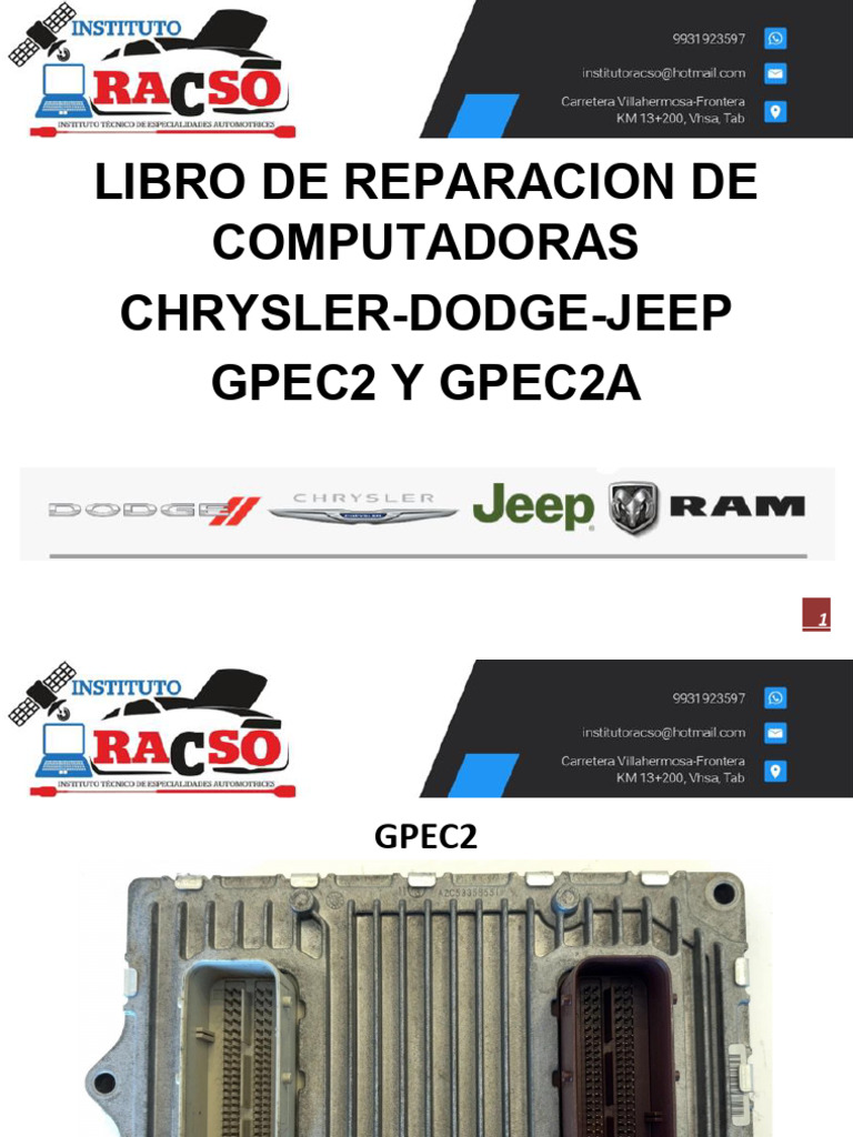 Manual de Reparación GPEC2/GPEC2A | PDF