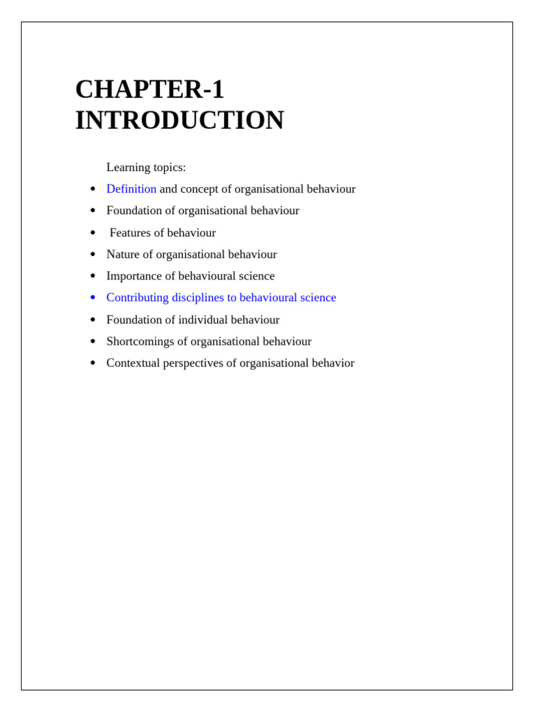 Understanding Organisational Behaviour Basics | PDF | Organizational ...