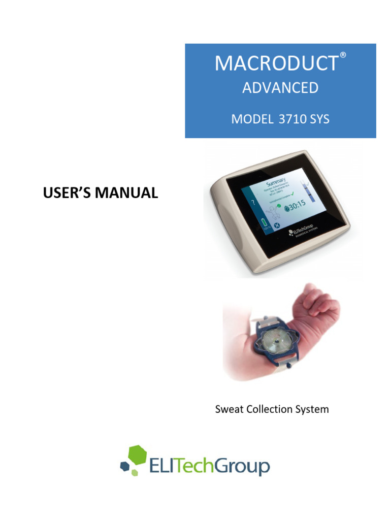 Macroduct Advanced Sweat Collector Manual | PDF