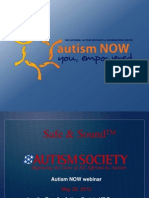 The Autism Society of America Webinar With Autism NOW May 29, 2012