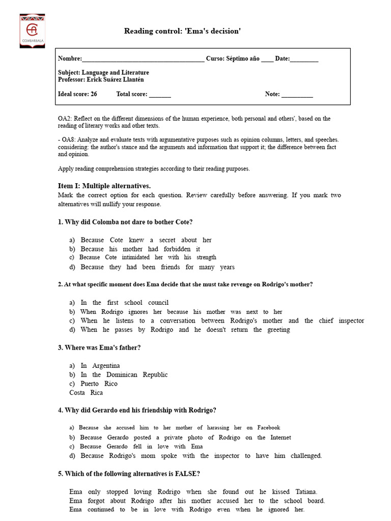 Reading Control The EMA Decision | PDF