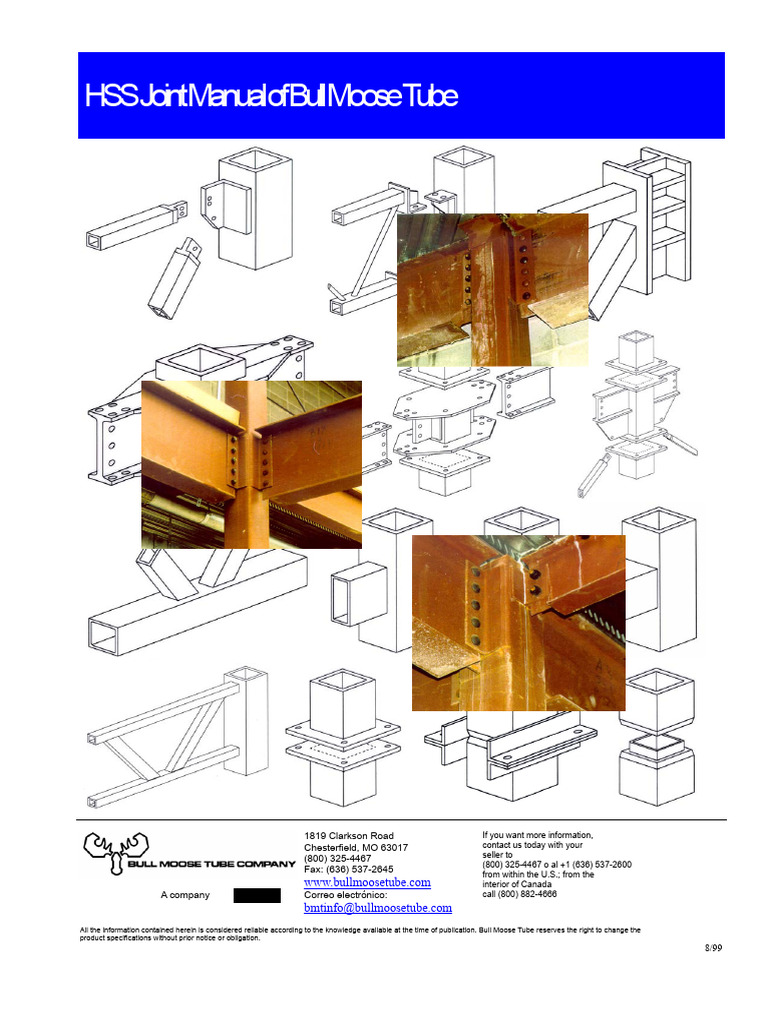 HSS Joint Manual Overview and Guidelines | PDF | Beam (Structure ...