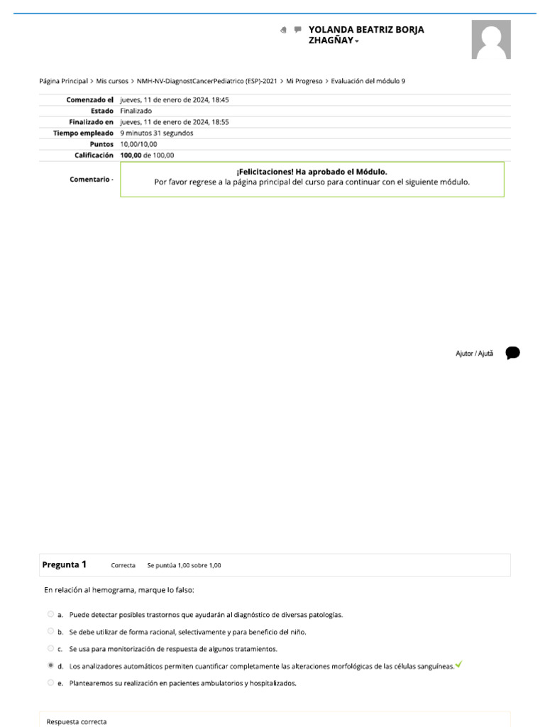 Evaluarea Modulului 9 - Revizuirea Încercării | PDF
