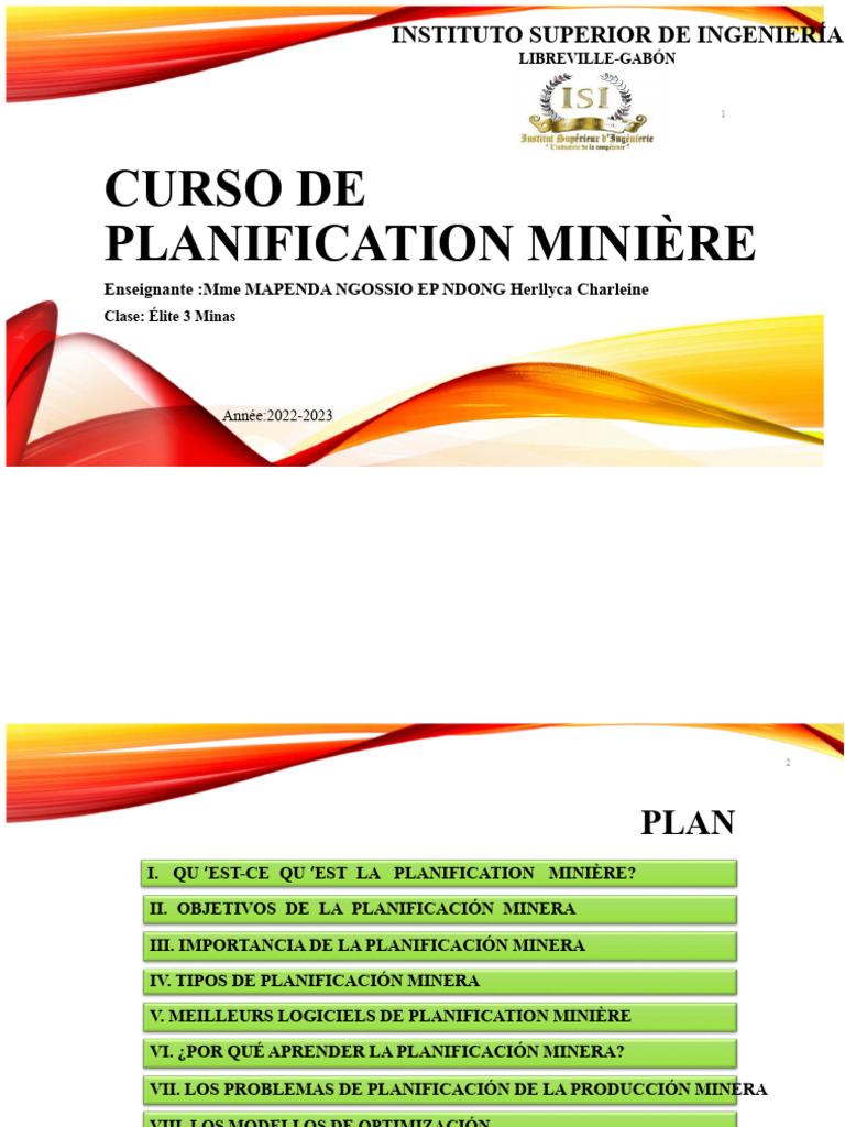 Guía Completa de Planificación Minera | PDF | Minería | Planificación