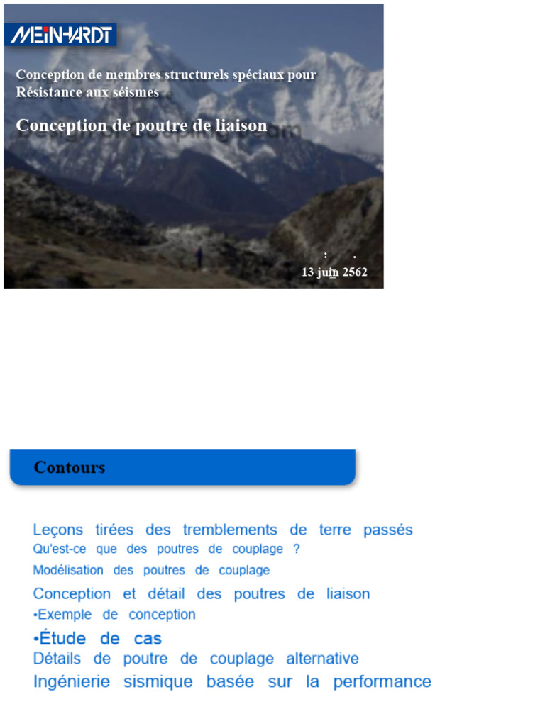 Conception de Poutre de Couplage | PDF | Résistance des matériaux ...