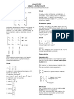 Lineer Cebir Matris Determinant