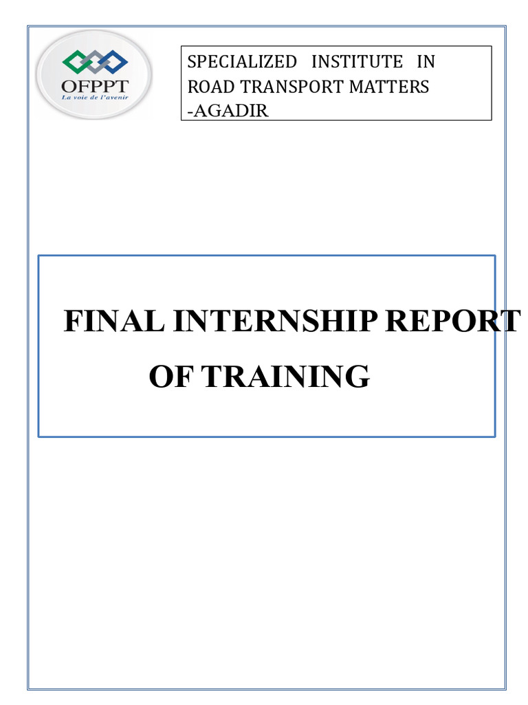 Internship Report of Road Goods Driver | PDF | Road | Transport