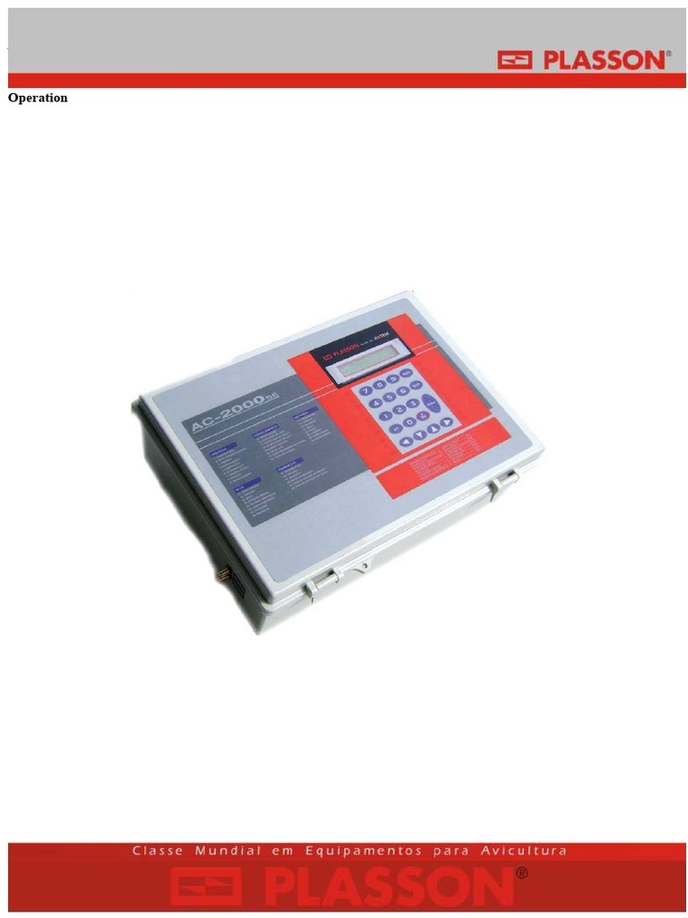 AC-2000 Controller Installation Guide | PDF | Menu (Computing) | Humidity