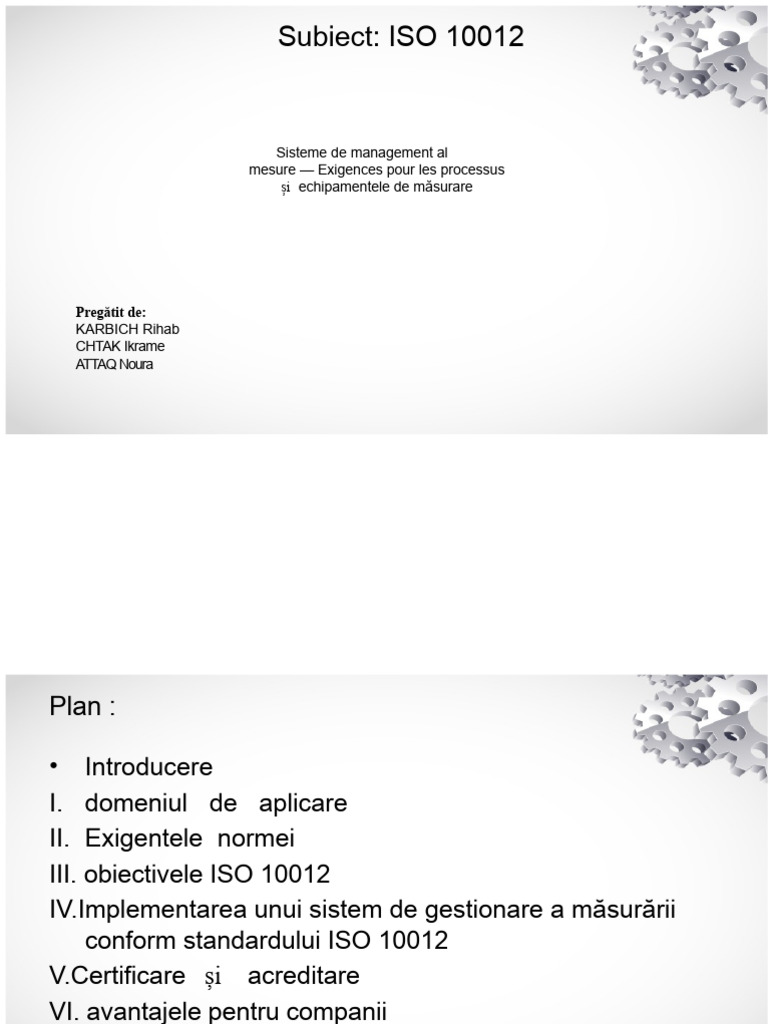 Iso 10012 | PDF
