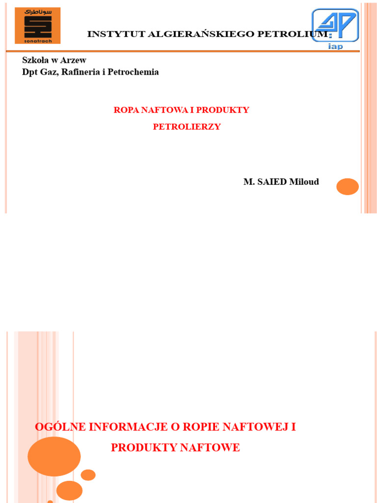 Ropa Naftowa I Produkty Naftowe - SAIED - 2016 - 3 | PDF