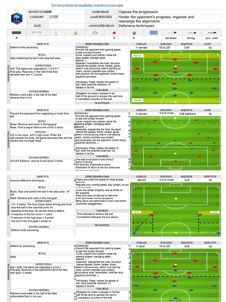 Defensive Techniques in Team Sports | PDF