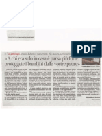 Come Affrontare Il Terremoto - Corriere Del Veneto 30 Maggio 2012