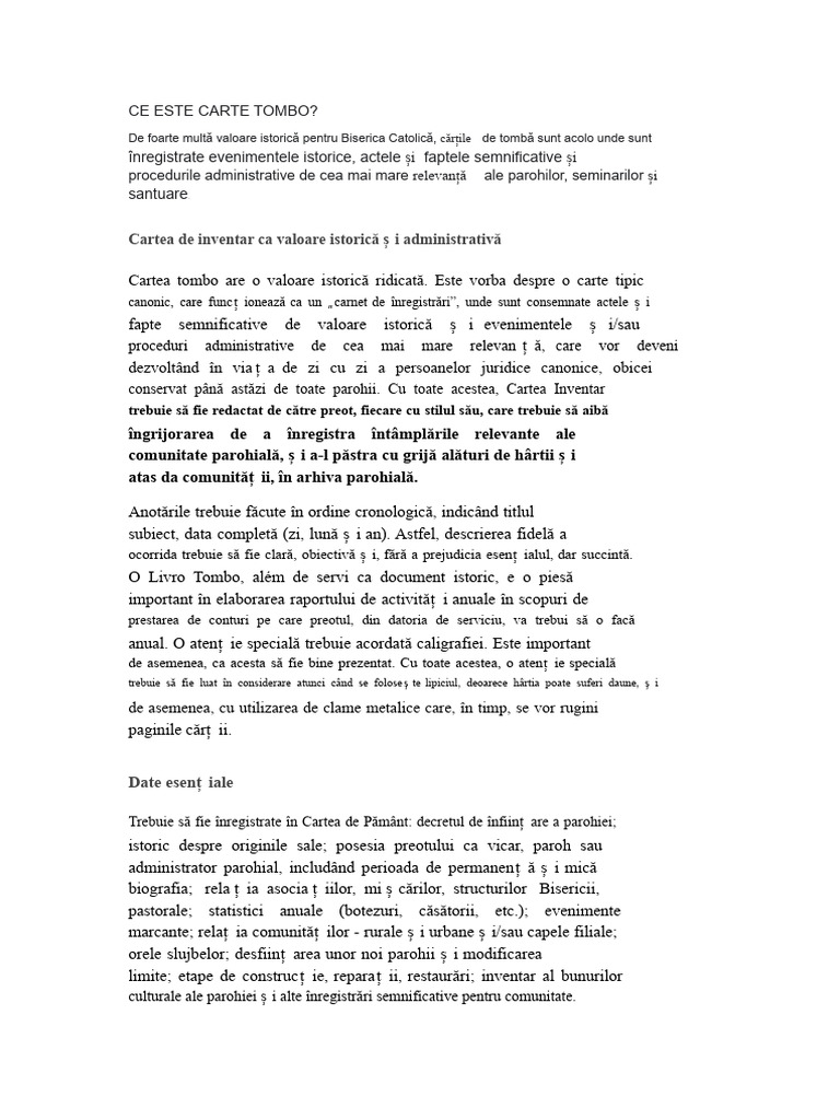Ce Este Cartea de Inventar | PDF
