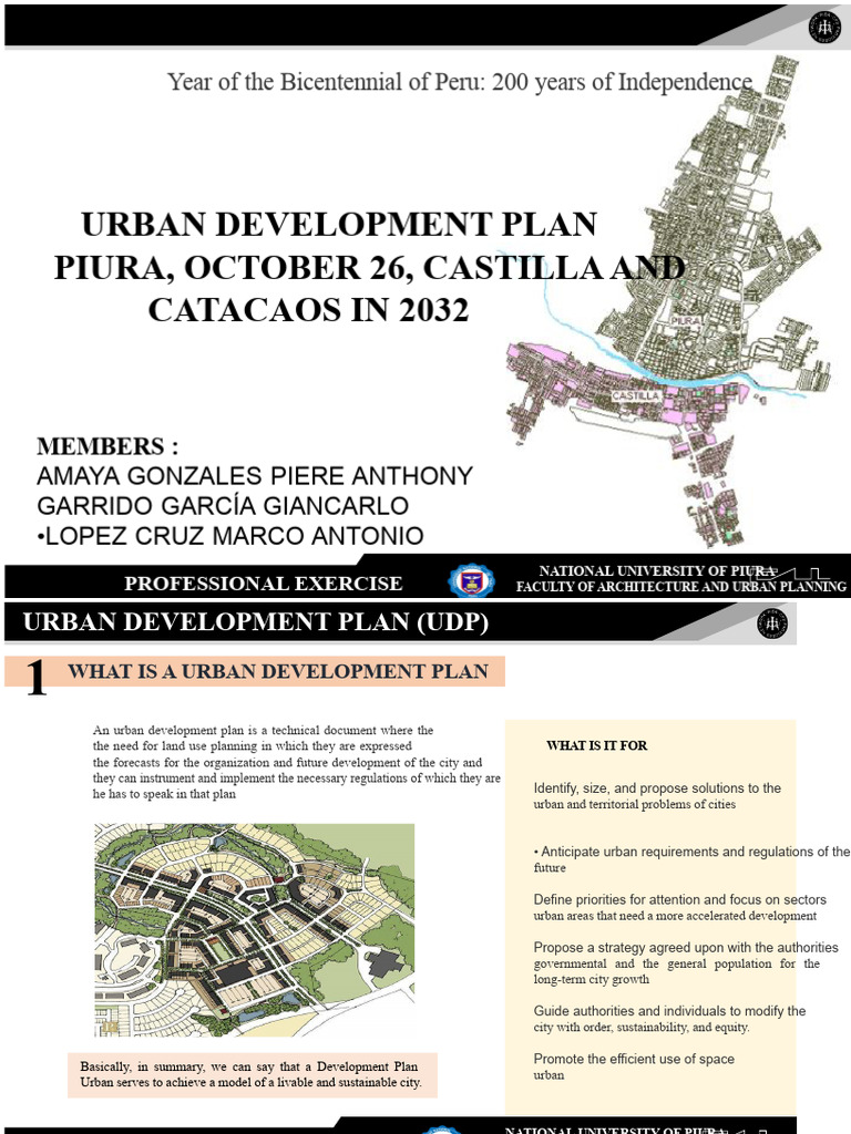 Urban Development Plan for Piura 2032 | PDF | Zoning | Urban Planning