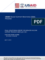 US AID Evaluation Report 2011 September