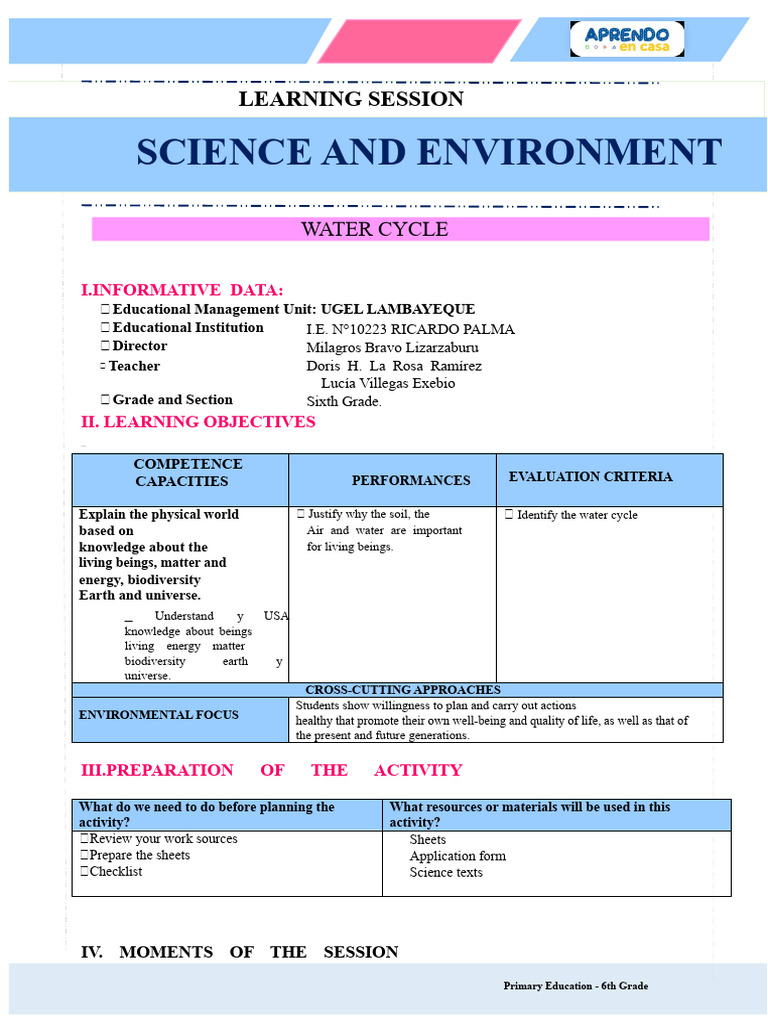 Understanding the Water Cycle in 6th Grade | PDF | Earth Sciences | Nature